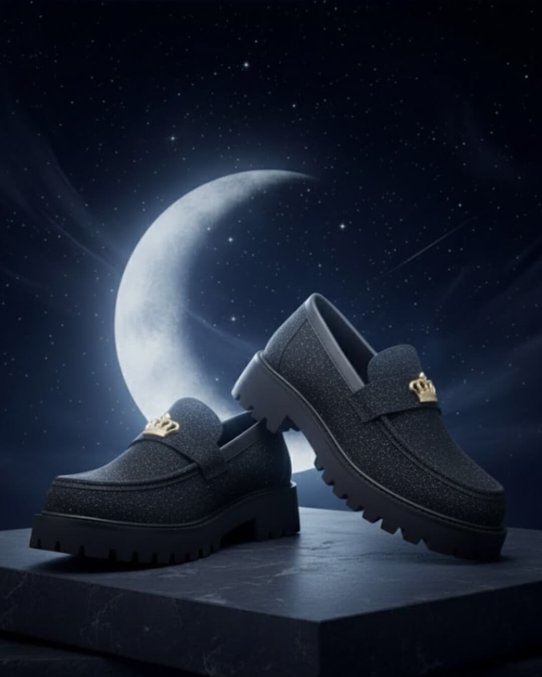The Crown Loafer: Midnight Edition