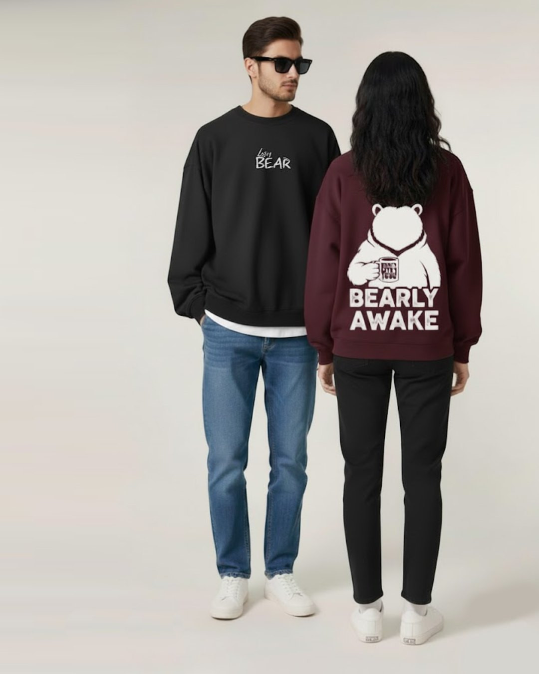 Lazy Bear Sweatshirt – Bearly Awake