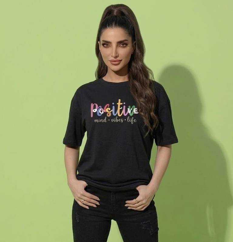 Positive Vibes Relax Fit T-Shirt
